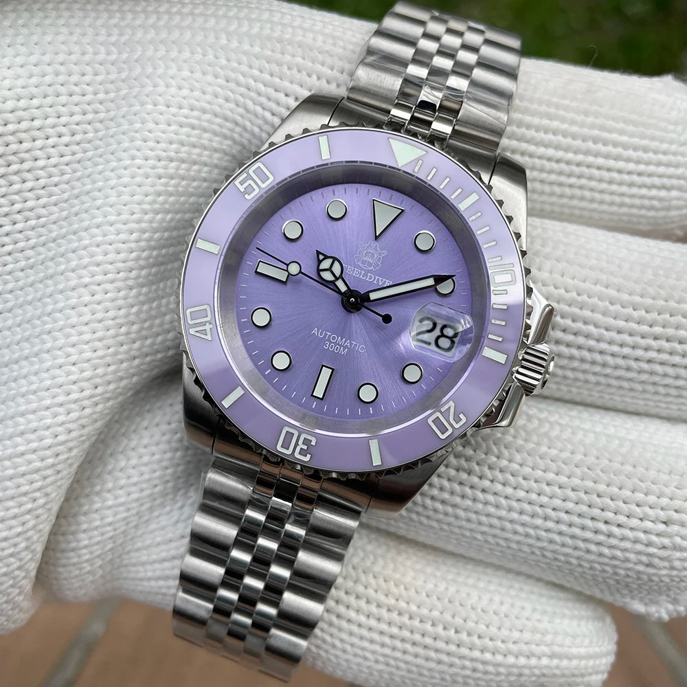 STEELDIVE New Color Scheme Classic Water Ghost SD1953 Swiss BGW9 Luminous NH35 Movement 30Bar Waterproof Mechanical Wristwatch
