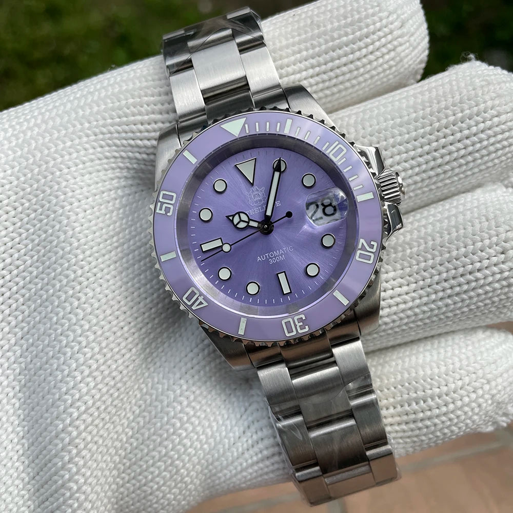 STEELDIVE New Color Scheme Classic Water Ghost SD1953 Swiss BGW9 Luminous NH35 Movement 30Bar Waterproof Mechanical Wristwatch