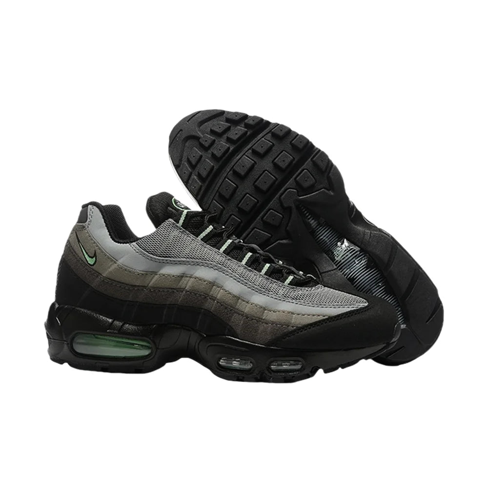 Nike Air Max 95 Men Fashion Retro Comfortable Versatile Wear-resistant Synthetic Leather Running Shoes Dark Grey FV4710-003