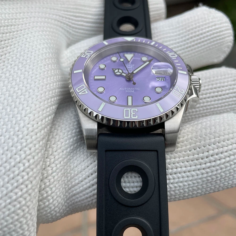 STEELDIVE New Color Scheme Classic Water Ghost SD1953 Swiss BGW9 Luminous NH35 Movement 30Bar Waterproof Mechanical Wristwatch