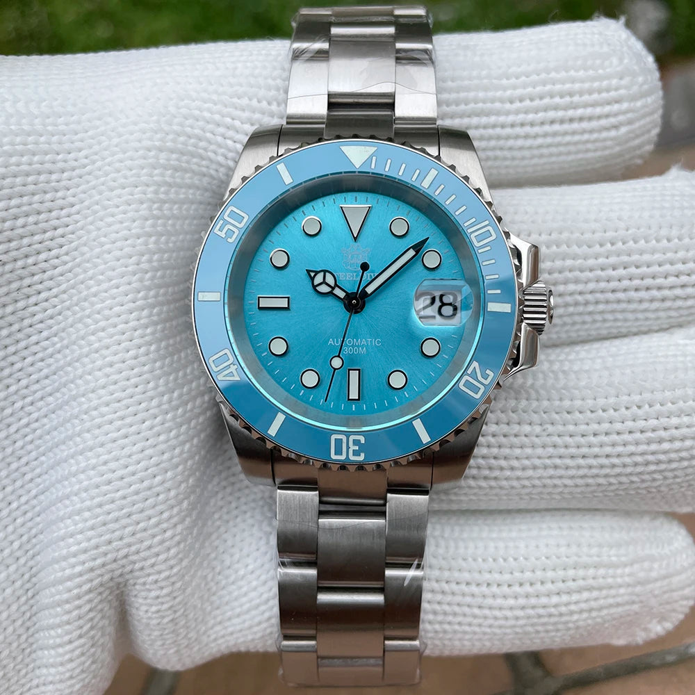 STEELDIVE New Color Scheme Classic Water Ghost SD1953 Swiss BGW9 Luminous NH35 Movement 30Bar Waterproof Mechanical Wristwatch