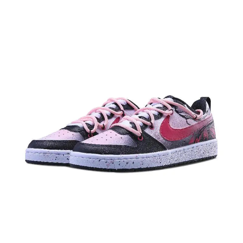 【Customize】Nike Court Borough Skateboarding Shoes Women's Sneakers shoes BQ5448-115