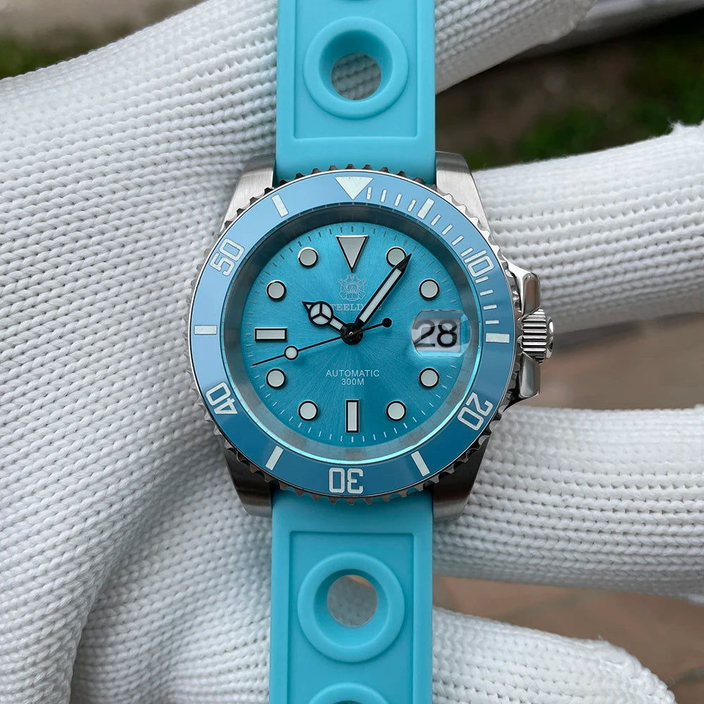 STEELDIVE New Color Scheme Classic Water Ghost SD1953 Swiss BGW9 Luminous NH35 Movement 30Bar Waterproof Mechanical Wristwatch