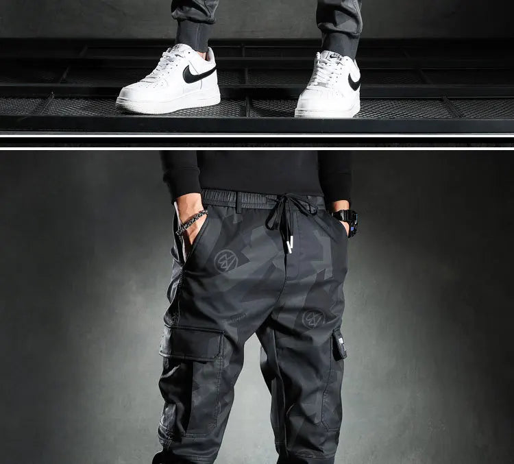 Camouflage Jogger Pants Mens Spring Autumn Pencil Harem Pant Men Comfortable Trousers Camo Joggers Multiple Pockets