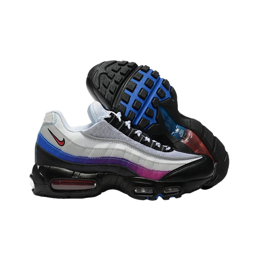 Nike Air Max 95 Men Fashion Retro Comfortable Versatile Wear-resistant Synthetic Leather Running Shoes Dark Grey FV4710-003