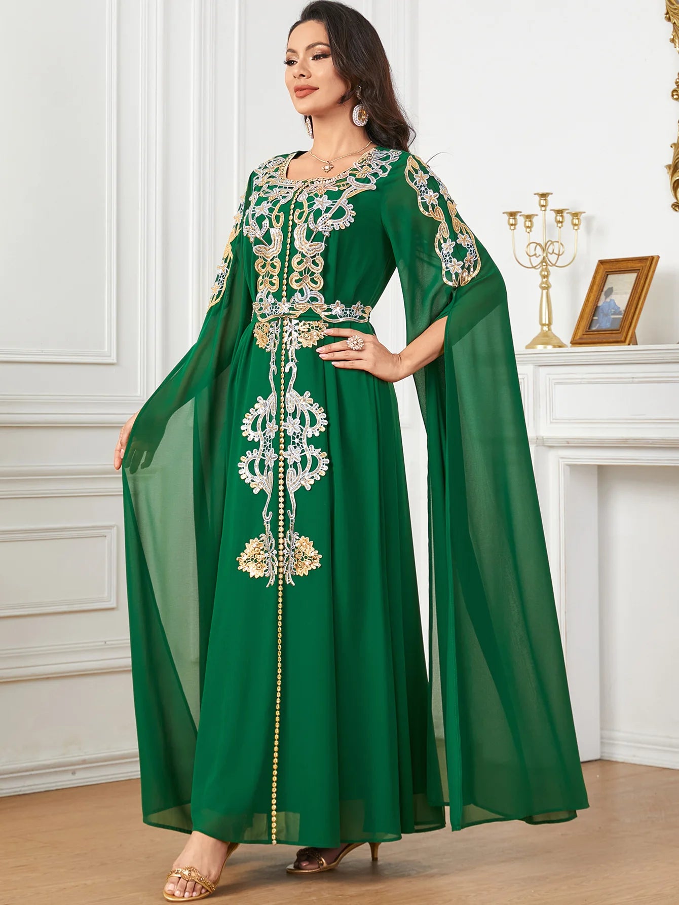 2024 Abayas for Women Muslim Evening Party Maxi Dress Eid Djellaba Turkey Kaftan Islam Jalabiya Longue Vestidos Marocain Caftan