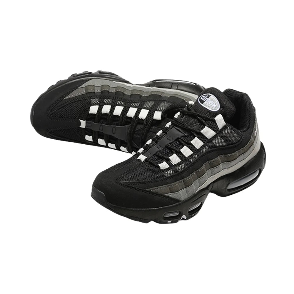 Nike Air Max 95 Men Fashion Retro Comfortable Versatile Wear-resistant Synthetic Leather Running Shoes Dark Grey FV4710-003