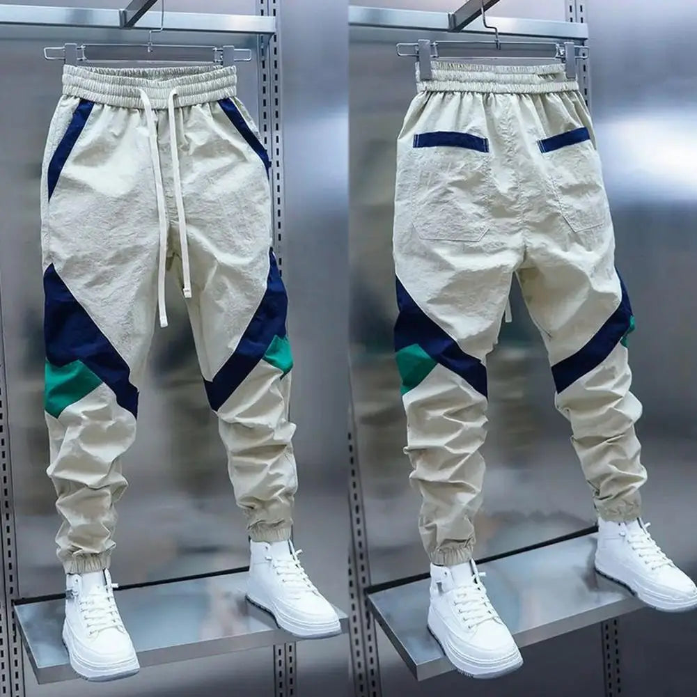 Cargo Pants for Men Multipockets Stretch Joggers Khaki Trousers Man Harem Multi Pocket Cotton Harajuku Oversize Korean Style