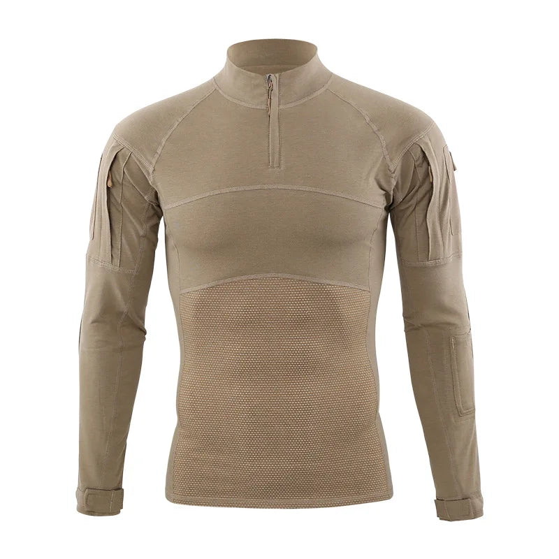 G4 Knitted Long-sleeve Frog Suit: Men's Outdoor Sports Top, Military Enthusiast 4th Generation Tactical Elastic Breathable Train