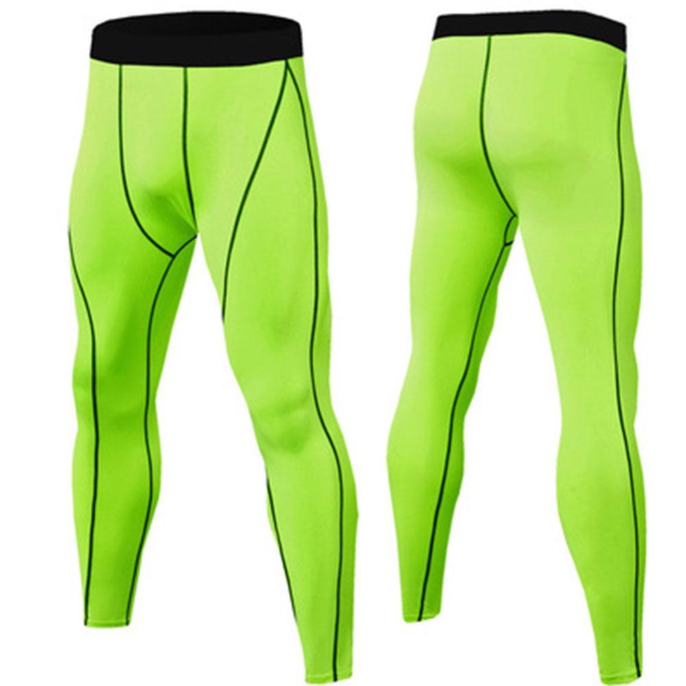 1PCS New Compression Pants Leggings Men Running Sport Quick Dry Pants Fitness Training Trousers Male Workout Clothing