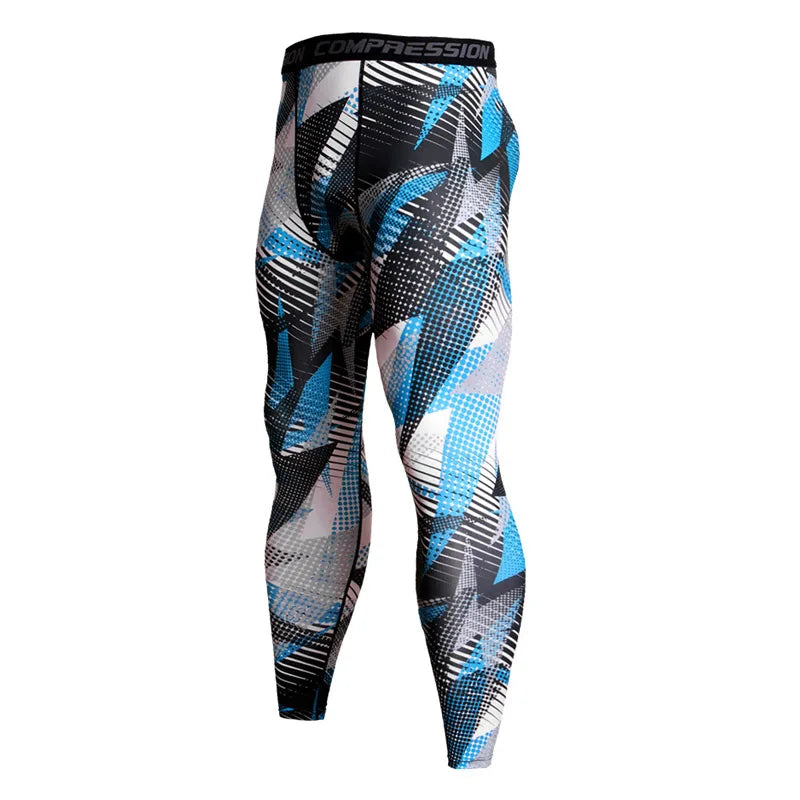 Men's Fitness Running Tights Gym training pants Camouflage Tracksuit Compression pants Jogging clothing leggings rashgard men