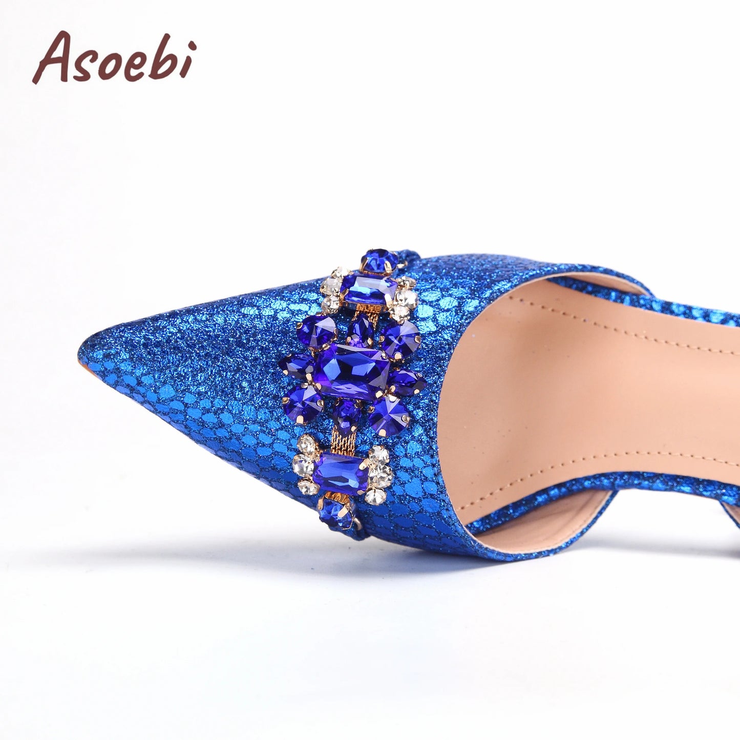 Gold Sandals for Women 2024 Luxury Wedding Pumps High Heels Rhinestone Design Party Shoes and Bags Set for Wedding Party