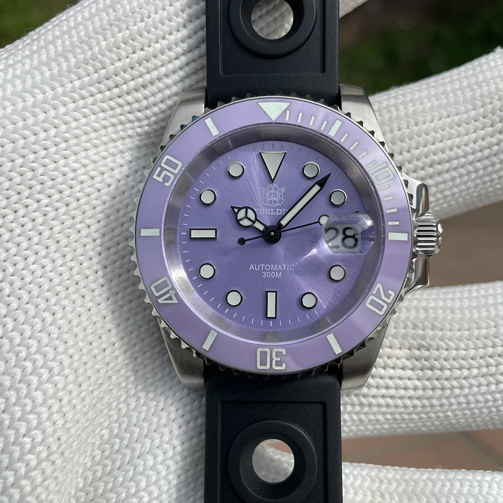 STEELDIVE New Color Scheme Classic Water Ghost SD1953 Swiss BGW9 Luminous NH35 Movement 30Bar Waterproof Mechanical Wristwatch