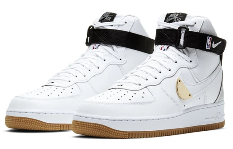 Nike Air Force 1 Skateboarding Shoes Men High-top White/Black