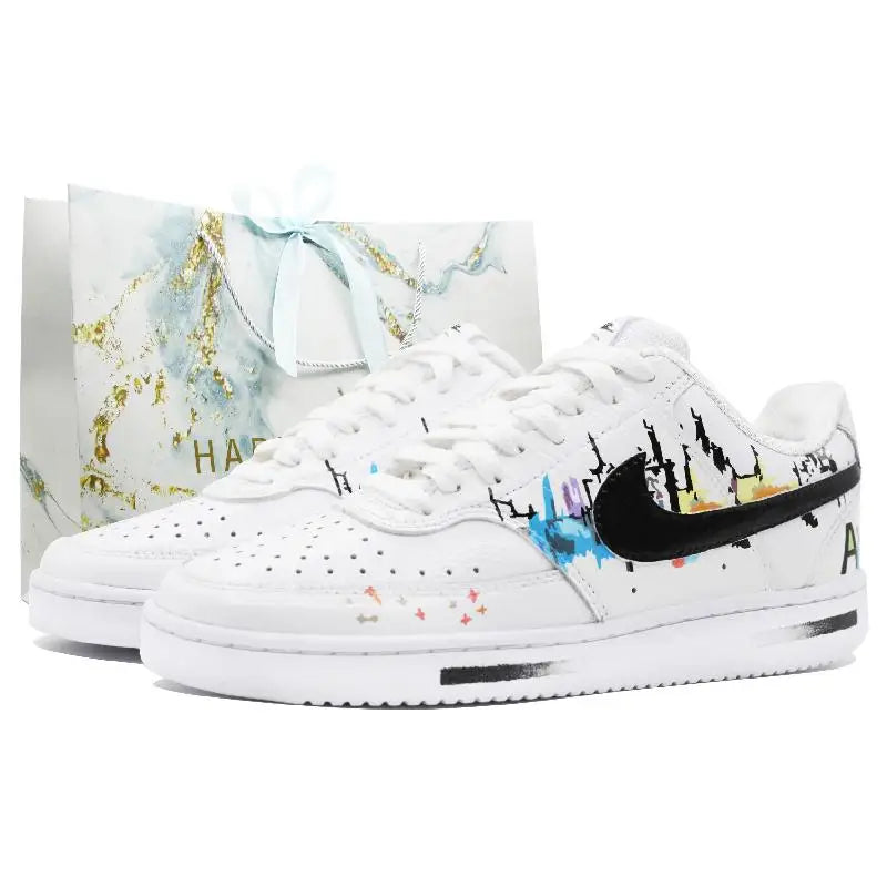 【Customize】Nike Court Vision 1 Skateboarding Shoes Men Sneakers shoes DH2987-101