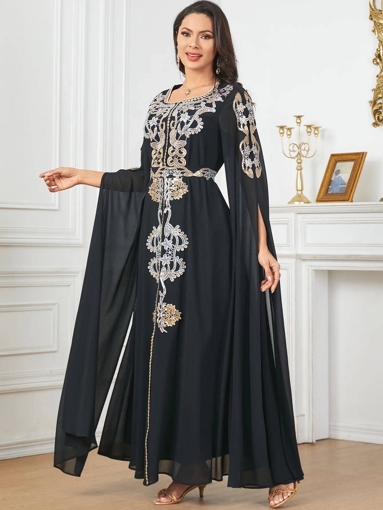 2024 Abayas for Women Muslim Evening Party Maxi Dress Eid Djellaba Turkey Kaftan Islam Jalabiya Longue Vestidos Marocain Caftan