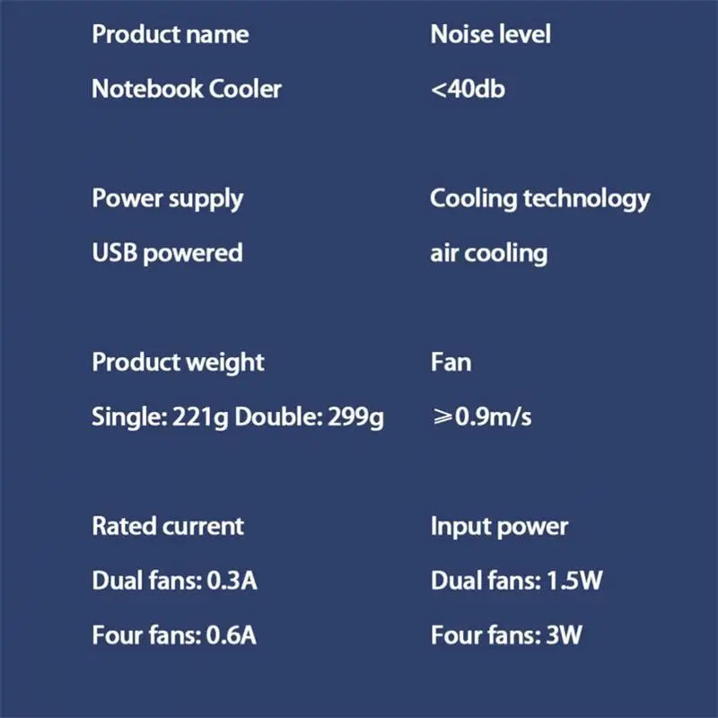 Laptop Cooler Base Stand Foldable Laptop Cooling Pad Portable Height Adjustable Notebook Stand for 11-17.3 Inch with Cool Fans