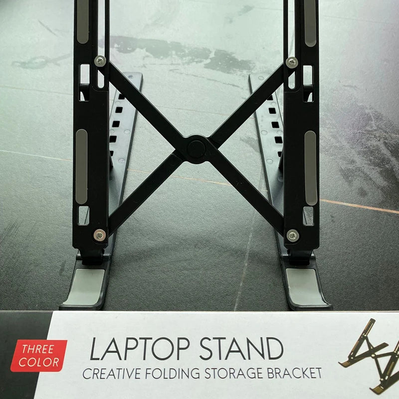 Adjustable Laptop Stand Notebook Stand Table Cooling Pad Foldable Laptop Holder Portable Lapdesk Cooling Bracket Riser New 1 Pc