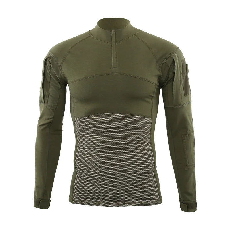 G4 Knitted Long-sleeve Frog Suit: Men's Outdoor Sports Top, Military Enthusiast 4th Generation Tactical Elastic Breathable Train