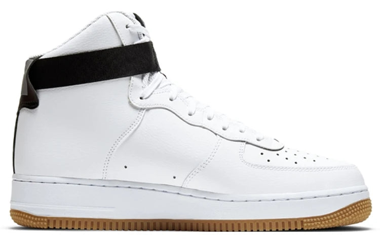 Nike Air Force 1 Skateboarding Shoes Men High-top White/Black
