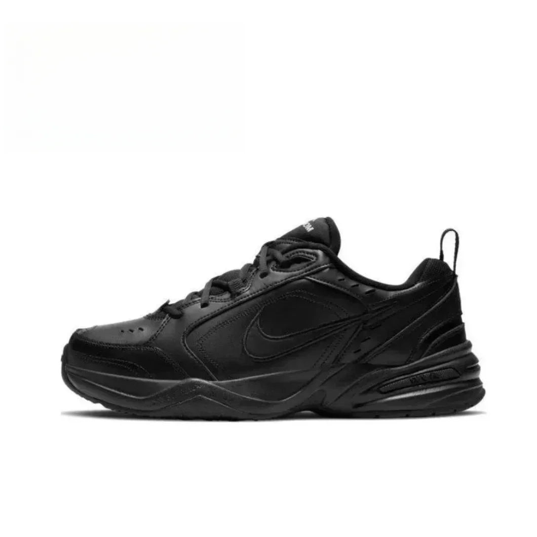 Nike Air Monarch IV White Navy Retro Versatile Casual Men Women Daddy Shoes Running Shoes Anti-Slip Hard-Wearing 415445-102