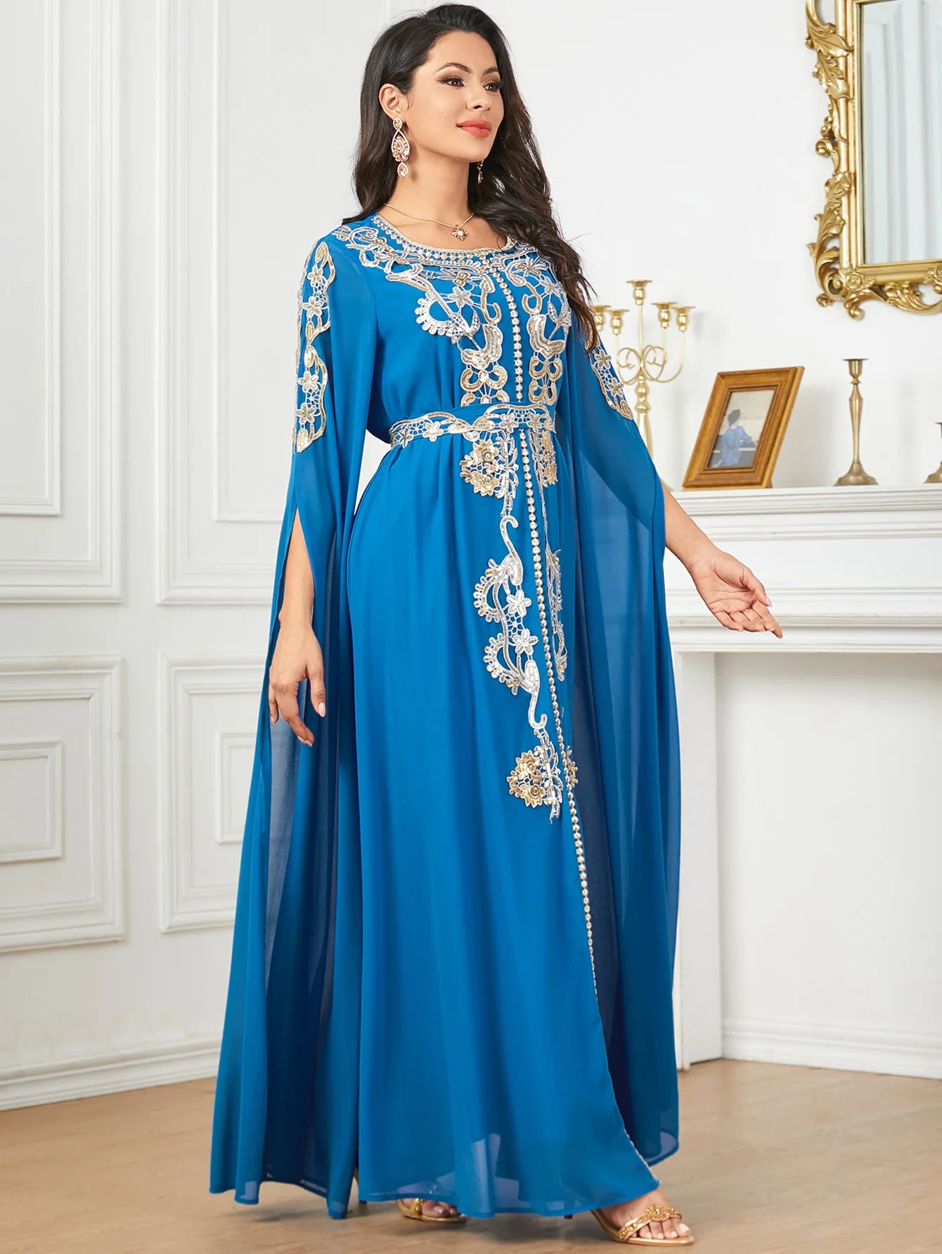 2024 Abayas for Women Muslim Evening Party Maxi Dress Eid Djellaba Turkey Kaftan Islam Jalabiya Longue Vestidos Marocain Caftan