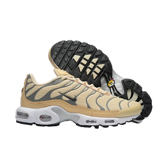 Nike Original Air Max Plus Tn Men Fashion Versatile Anti-slip Wear-resistant Fabric Sports Running Shoes Dark Beige FV8480-200