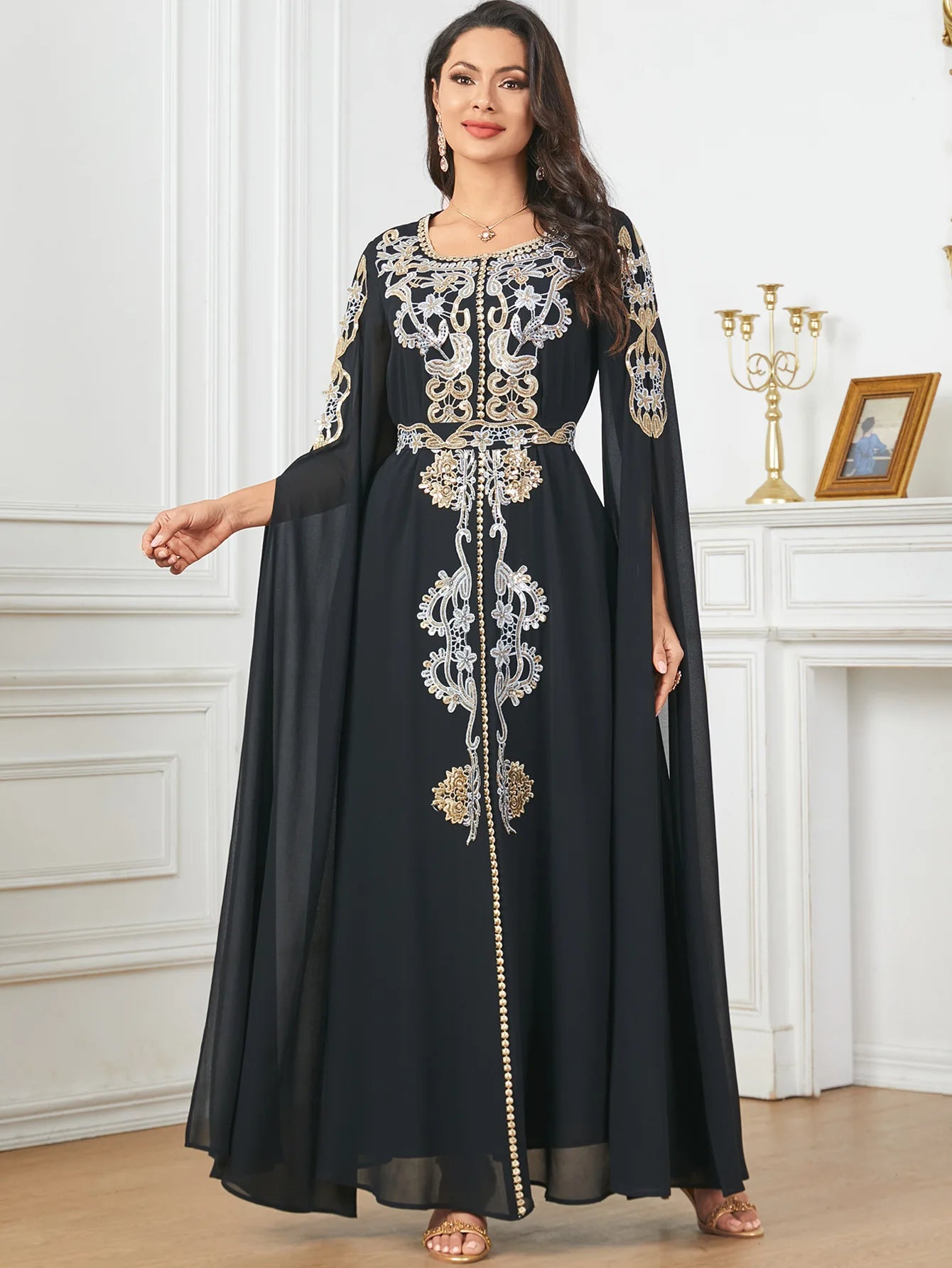 2024 Abayas for Women Muslim Evening Party Maxi Dress Eid Djellaba Turkey Kaftan Islam Jalabiya Longue Vestidos Marocain Caftan