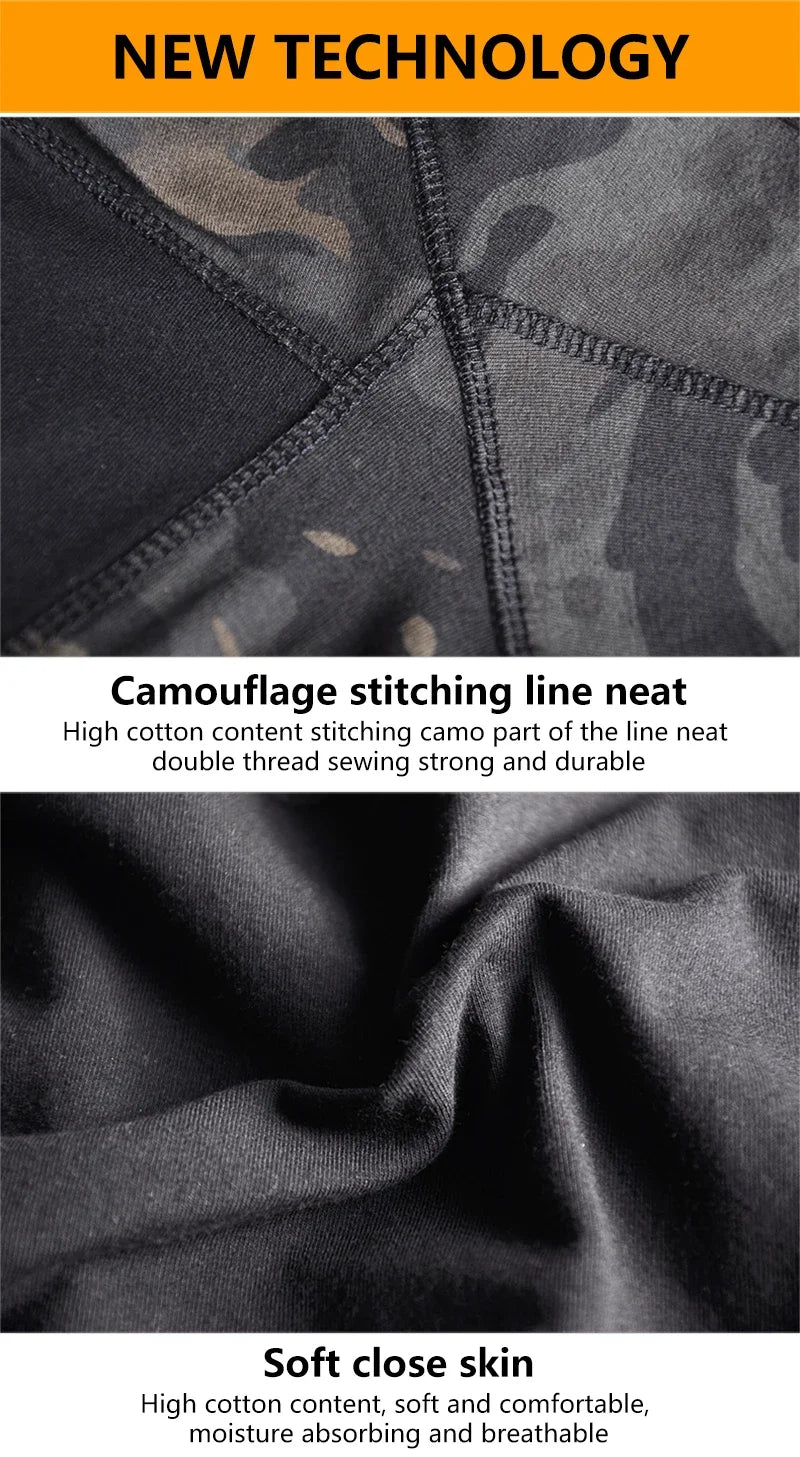 Combat Shirts 1/4 Zip Long Sleeve Tactical Shirts Breathable Outdoor Hiking Shirts Pullover Tops Hunting Clothes Wear Resistant