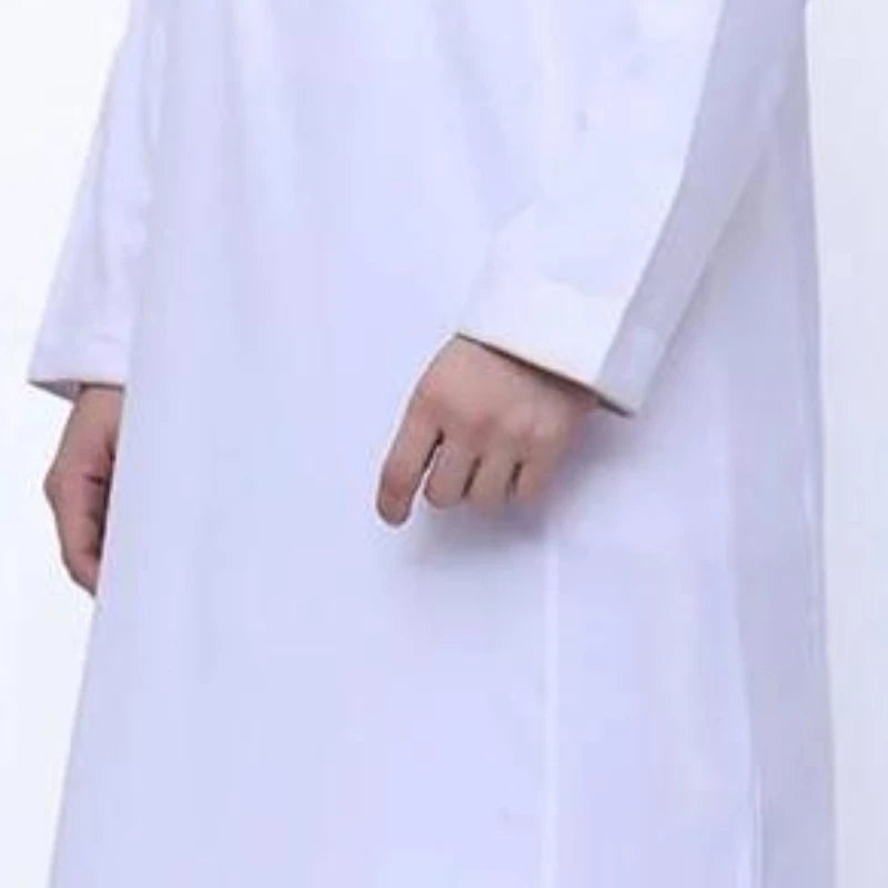 2024 New Cross-border Amazon Arabic Men's Robe Wholesale European and American Muslim Printed Clothing Men's Robe