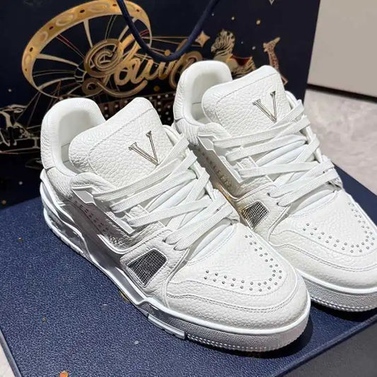 2025 New Men's Black Breathable Casual Shoes High Street Men's Lace-up Platform To Increase Leisure Sports Shoes Men's Shoes