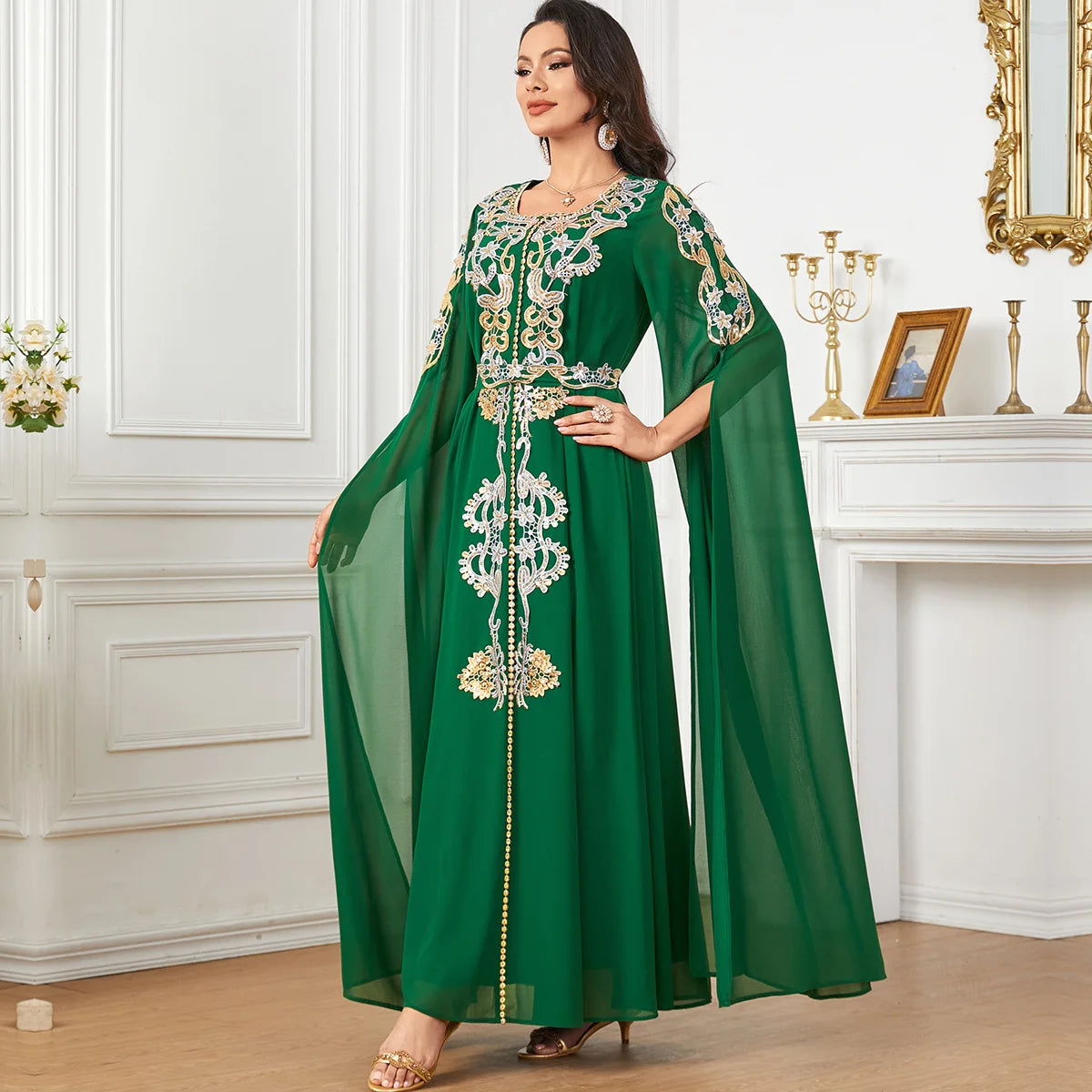 2024 Abayas for Women Muslim Evening Party Maxi Dress Eid Djellaba Turkey Kaftan Islam Jalabiya Longue Vestidos Marocain Caftan