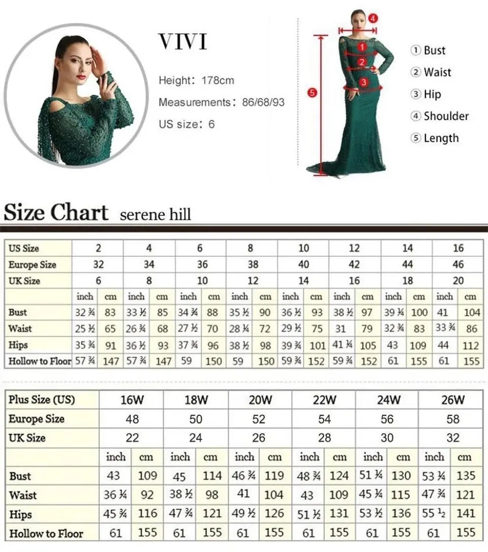 Serene Hill Beige Mermaid Floor Length Evening Gowns Luxury Beaded Crystal Spaghetti Strap Party Drsses For Women 2024 LA72163