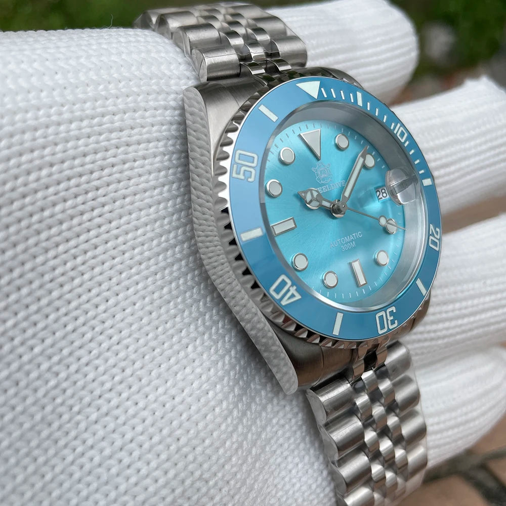 STEELDIVE New Color Scheme Classic Water Ghost SD1953 Swiss BGW9 Luminous NH35 Movement 30Bar Waterproof Mechanical Wristwatch