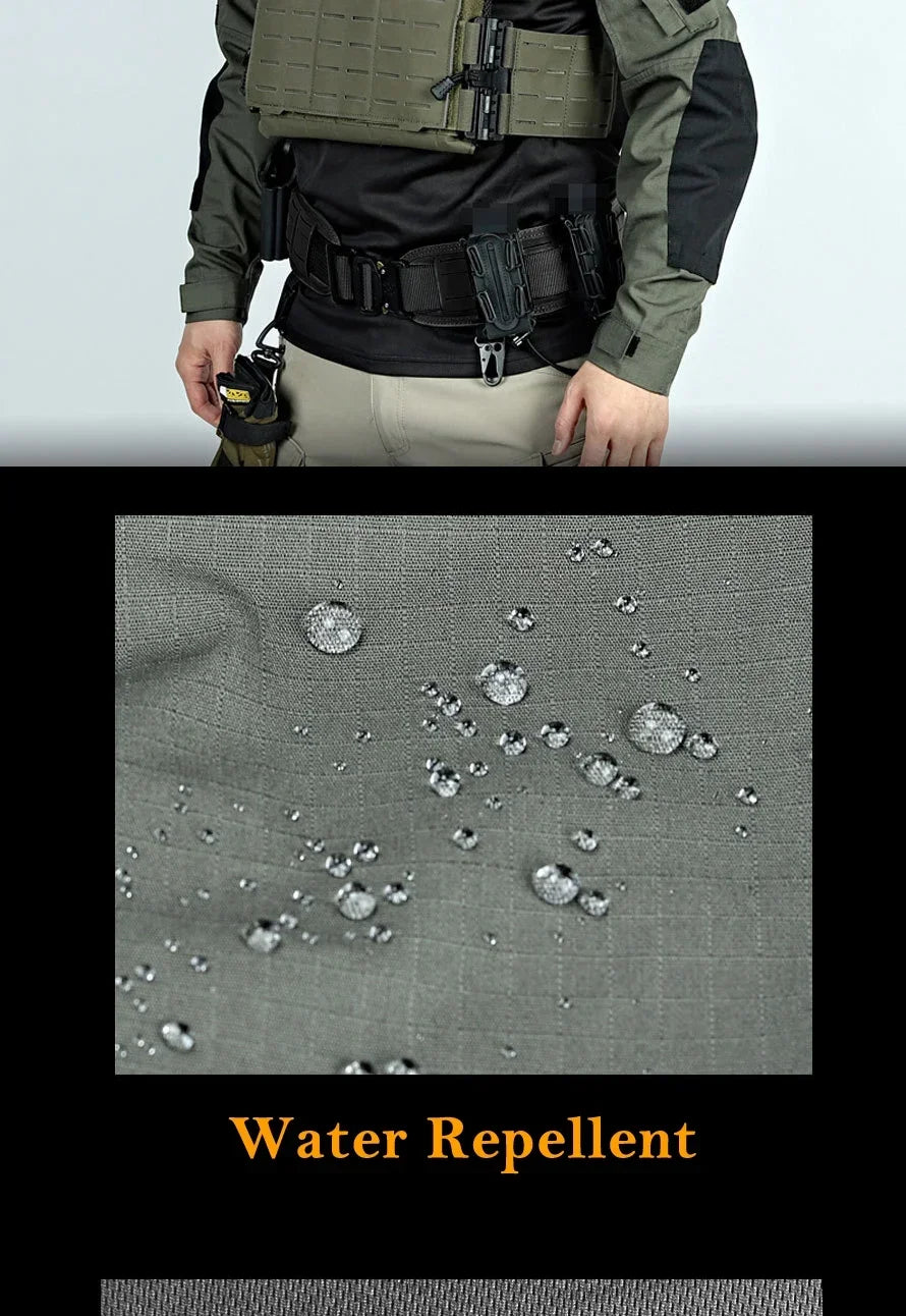 Tactical Shirts Men Long Sleeve Breathable T-shirt Camo Hooded Quick-dry Paintball T-Shirt Tops Wear-resisting