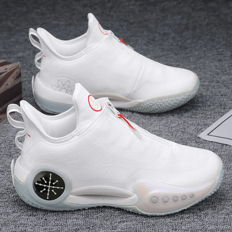 2025 New Men's Zip Basketball Sneakers Ultra Light Outdoor Children's Women's Basketball Sneakers Anti-slip Walking Shoes
