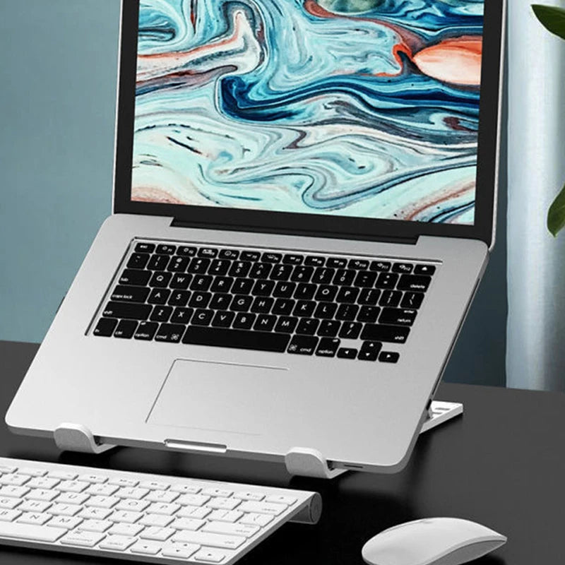 Adjustable Laptop Stand Notebook Stand Table Cooling Pad Foldable Laptop Holder Portable Lapdesk Cooling Bracket Riser New 1 Pc