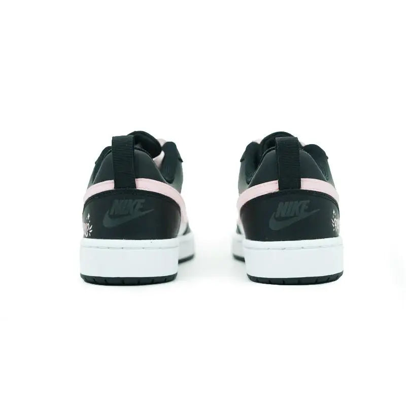【Customize】Nike Court Borough 2 Skateboarding Shoes Women's Low-top Pink Sneakers shoes BQ5448-115