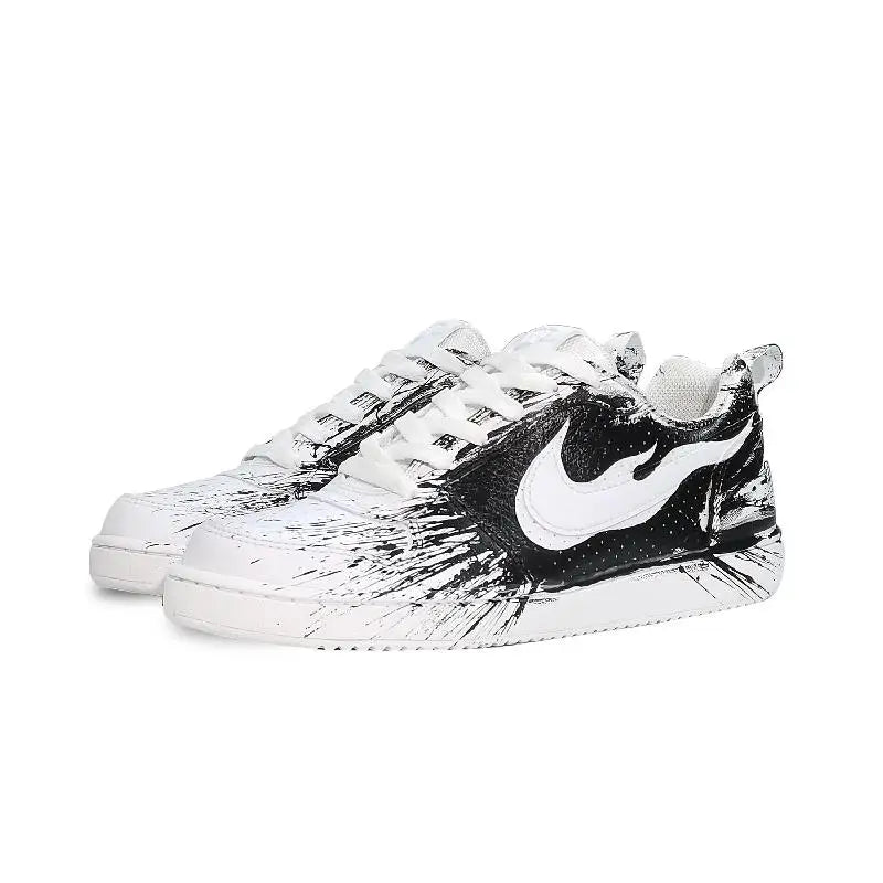 【Customize】Nike Court Borough Skateboarding Shoes Women's Sneakers shoes AV3171-100