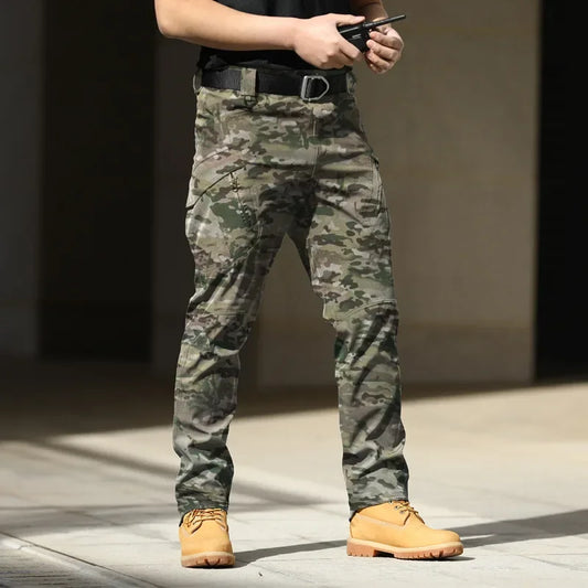 2024 new City Tactical Pants Men SWAT Combat Trousers Many Pockets Waterproof Wear Resistant Casual Cargo Pants Men Clothes