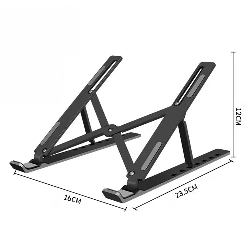 Adjustable Laptop Stand Notebook Stand Table Cooling Pad Foldable Laptop Holder Portable Lapdesk Cooling Bracket Riser New 1 Pc