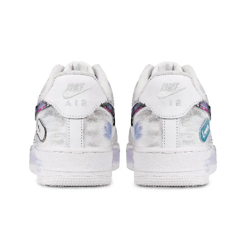 【Customize】Nike Air Force 1 Skateboarding Shoes Men Low-top Purple Sneakers shoes CW2288-111