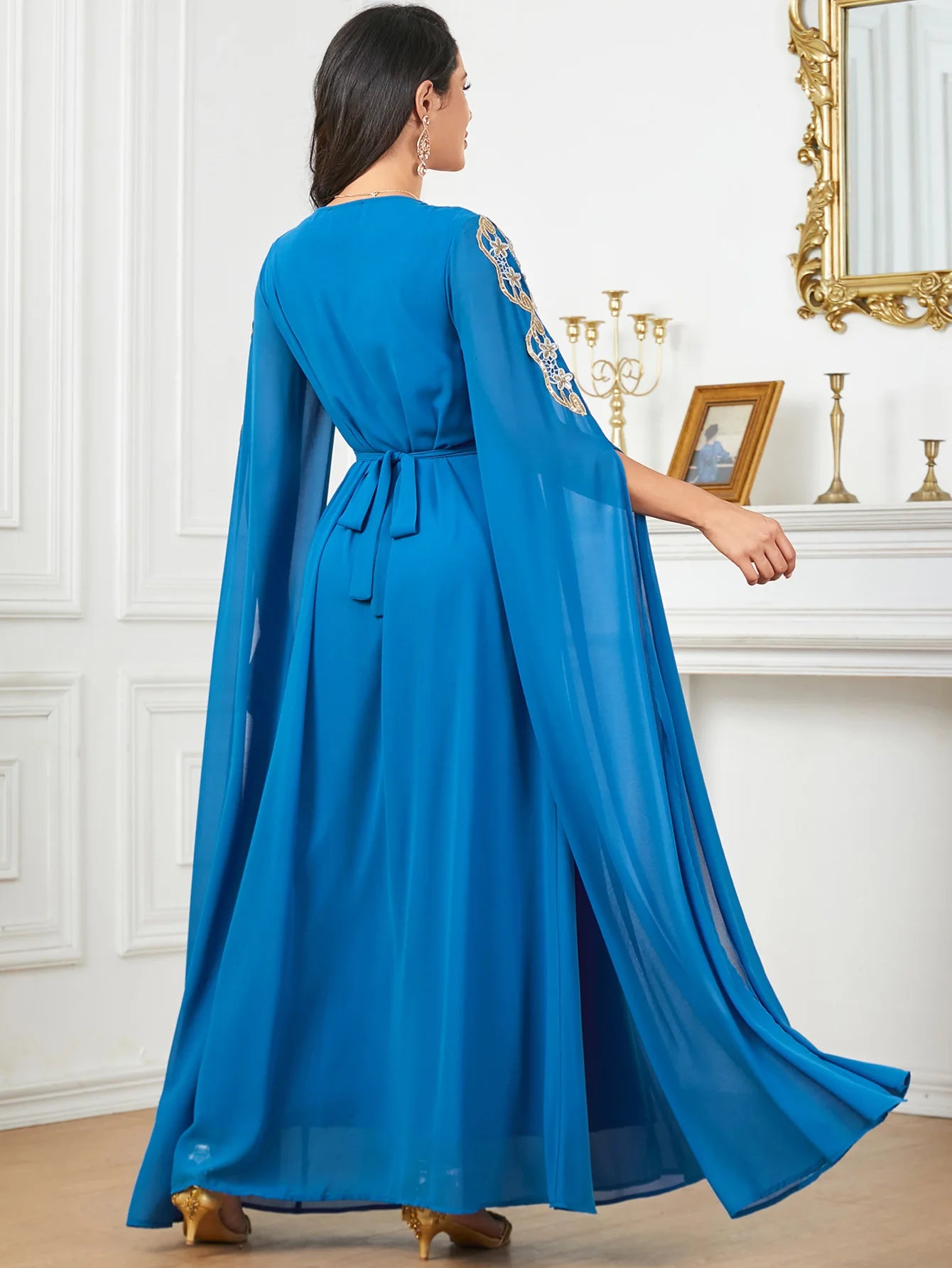 2024 Abayas for Women Muslim Evening Party Maxi Dress Eid Djellaba Turkey Kaftan Islam Jalabiya Longue Vestidos Marocain Caftan