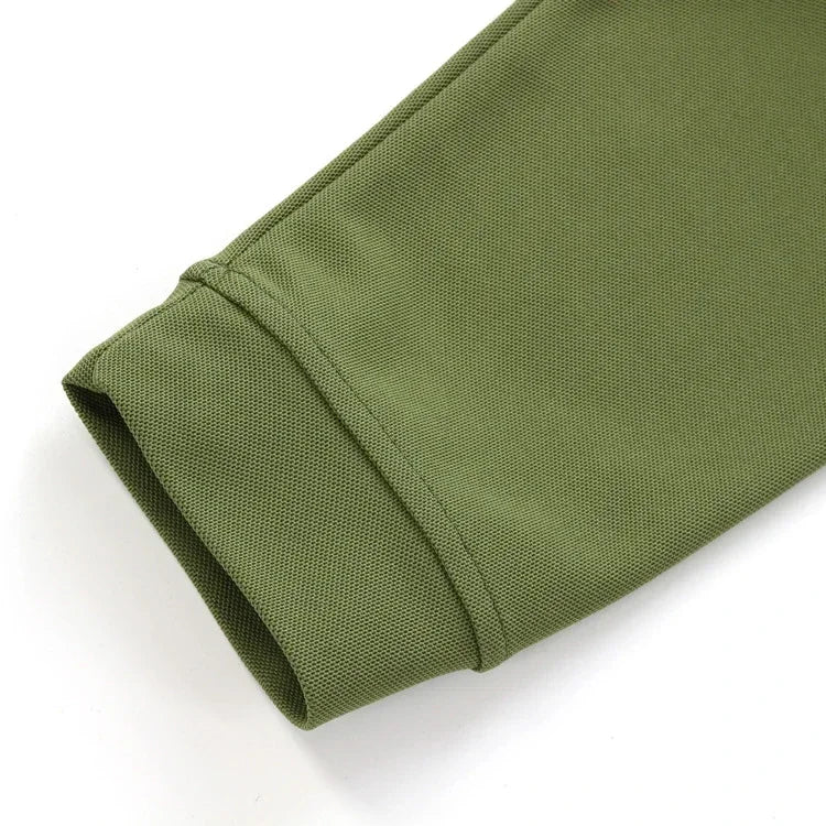 Casual Men Polo Shirts Tactical Military Men's Long Sleeve Shirt Solid Army Hunting Climbing Tee Shirt Quick Dry Breathable Tops