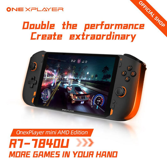 OnexPlayer miniPro AMD Ryzen 7840U Handheld 3A Gamepad Laptop 32G 1T 2T PC Game Console Win11 7" 1200P Touch Pocket Computer