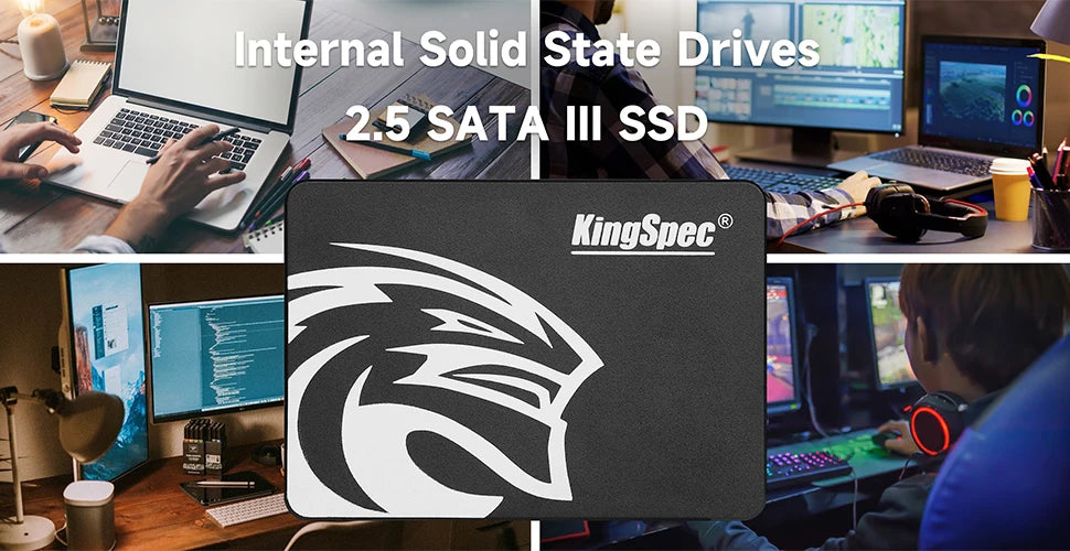 KingSpec SSD 2.5'' SATA3 256GB 64GB 128GB Hdd 512GB 1TB 2TB SSD Internal Disk Solid State Drive Hd for Laptop Desktop PC