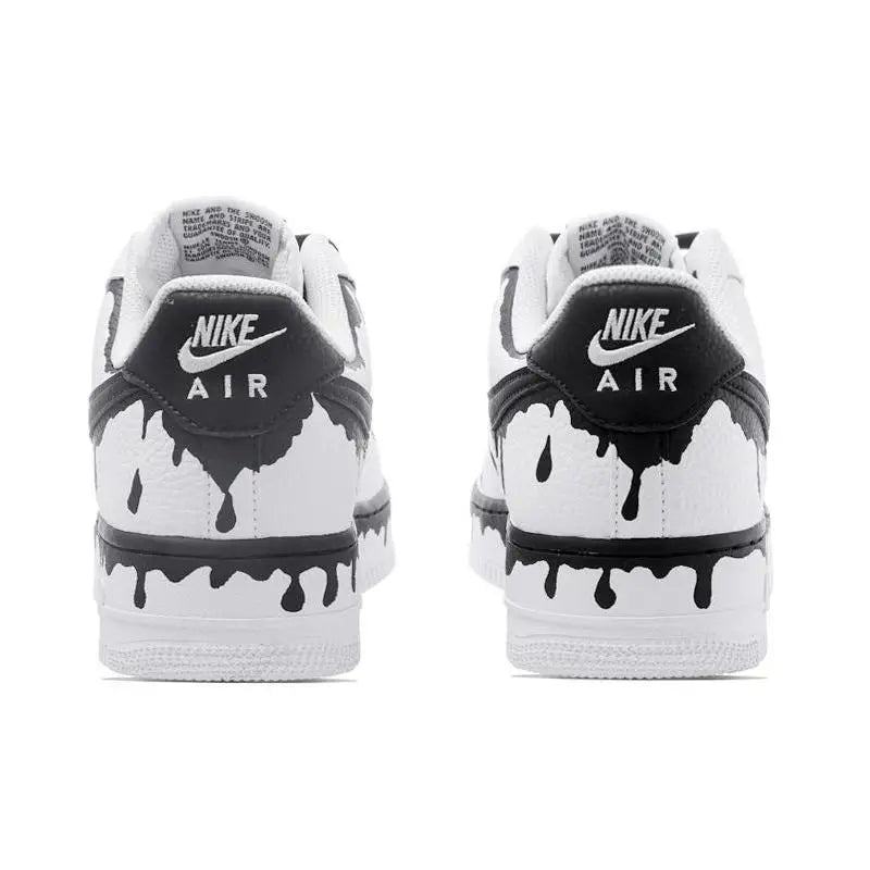 [Custom Hot summer]Nike Air Force 1 Skateboard Shoes Men Low-Top Black