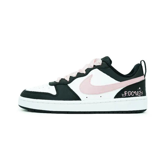 【Customize】Nike Court Borough 2 Skateboarding Shoes Women's Low-top Pink Sneakers shoes BQ5448-115