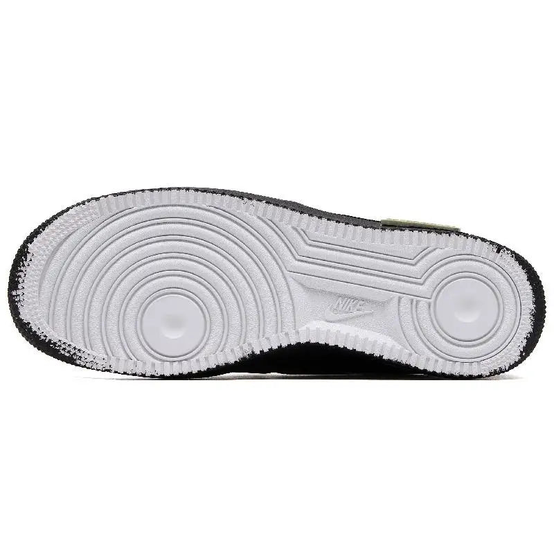 [Custom Men's Inca Tribe S-BOX]Nike Air Force 1 Low-Top Skateboard Shoes Men's Black White
