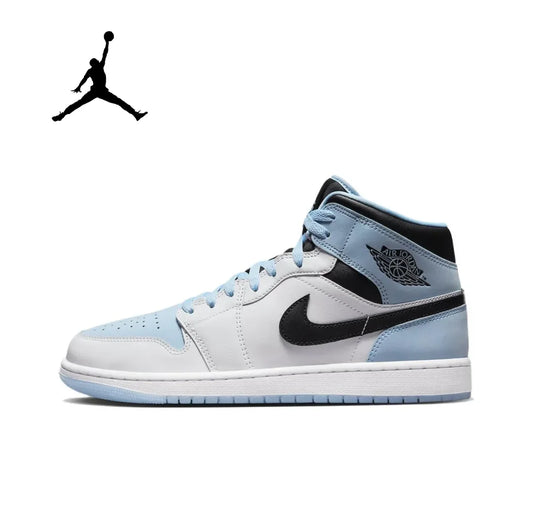 Nike New Arrival Air Jordan 1 MID Men's and Women's sneakers classic model Sports Shoes Fashion breathable sneaker